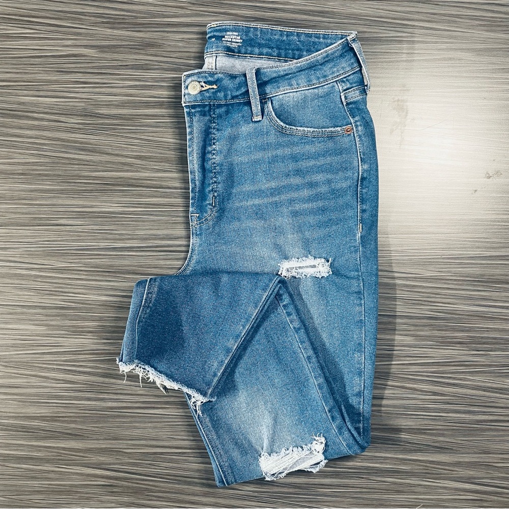 Old Navy Women’s High Rise Rockstar Super Skinny Ankle Jeans